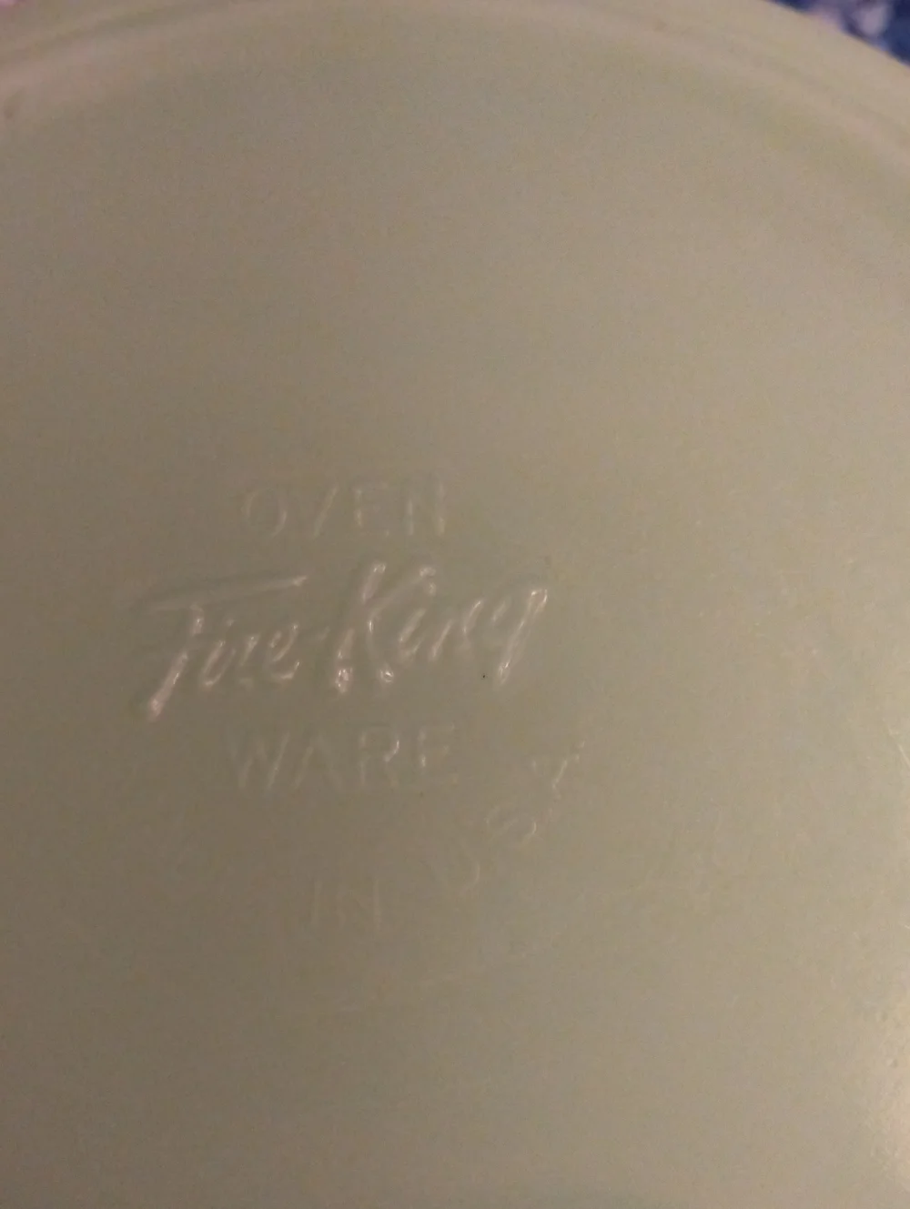 Vintage Green Battery Bowl